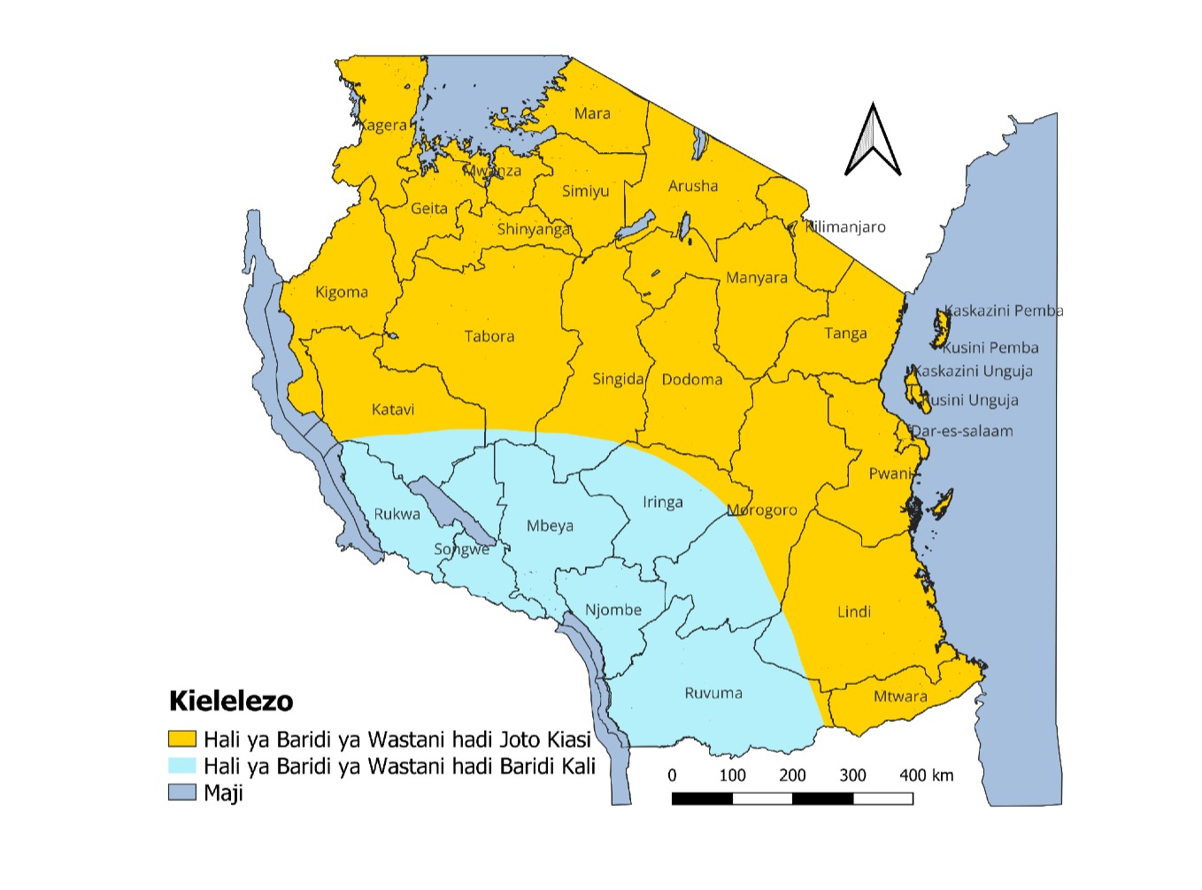 KIPUPWE 2024: HALI YA BARIDI YA WASTANI HADI JOTO KIASI INATARAJIWA KATIKA MAENEO MENGI YA NCHI.